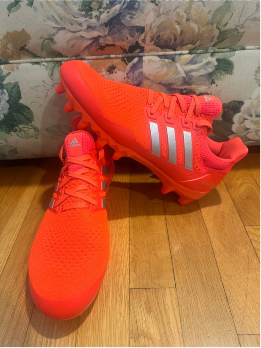 Adidas Ultraboost Football Cleats 'Solar Red' Mens Size 10 JP7411
